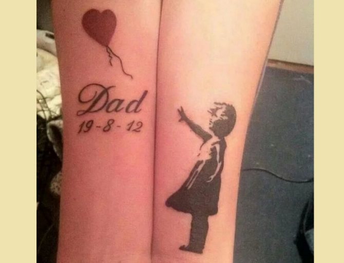 Tatouages familiaux émouvants