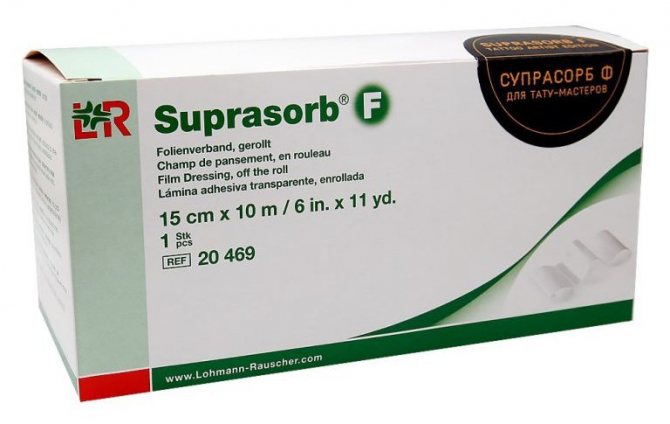 pleje af tatoveringen efter fjernelse af helingsfolien