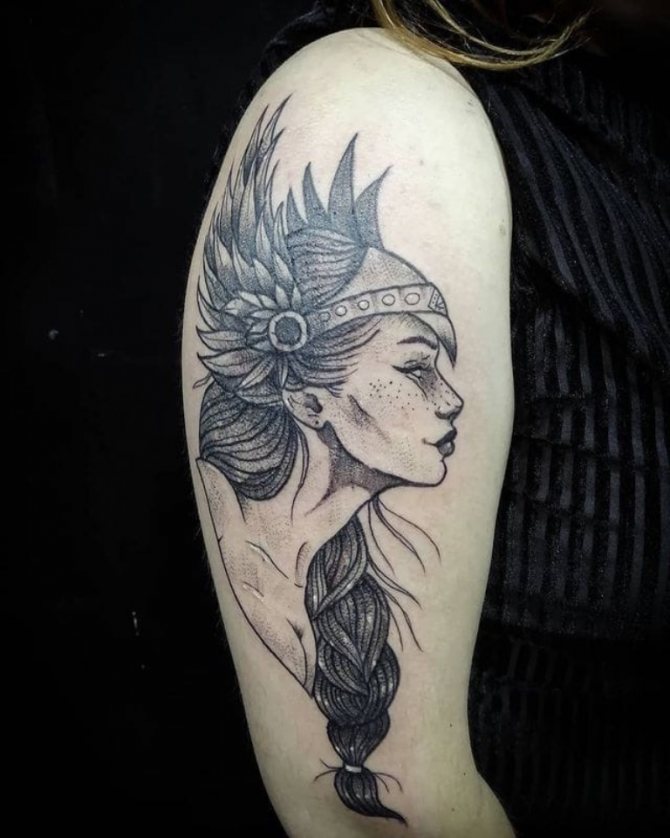 Valkyrie tätoveeringu foto