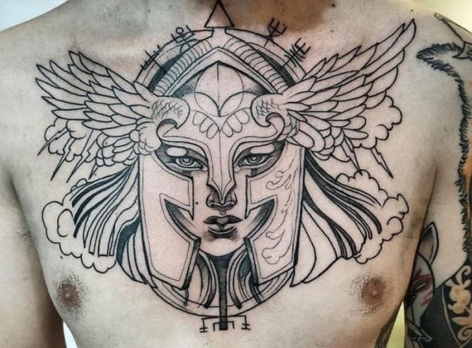 Валкирия татуировка славянски