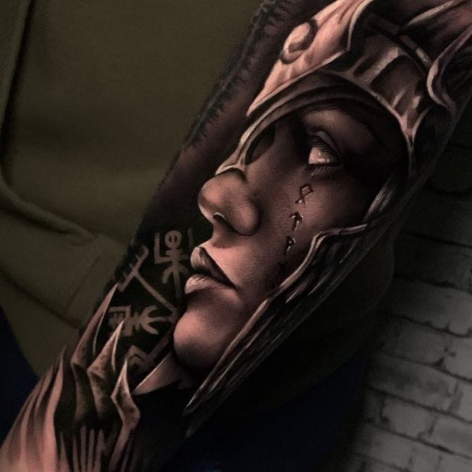 Valküüria tätoveeringu tähendus naistele