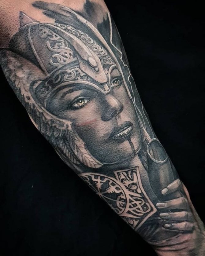 Valkyrie tätoveering