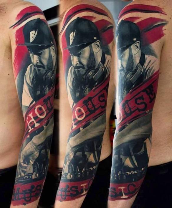 Varianta tetování fanoušků klubu CSKA