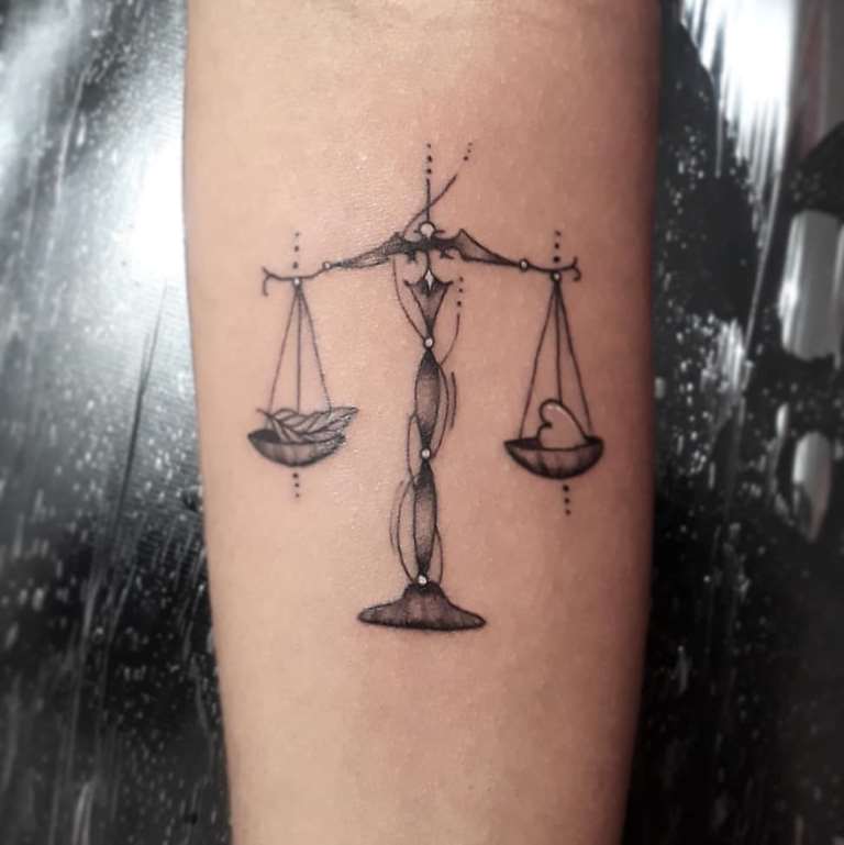 Balance avec photos de boules