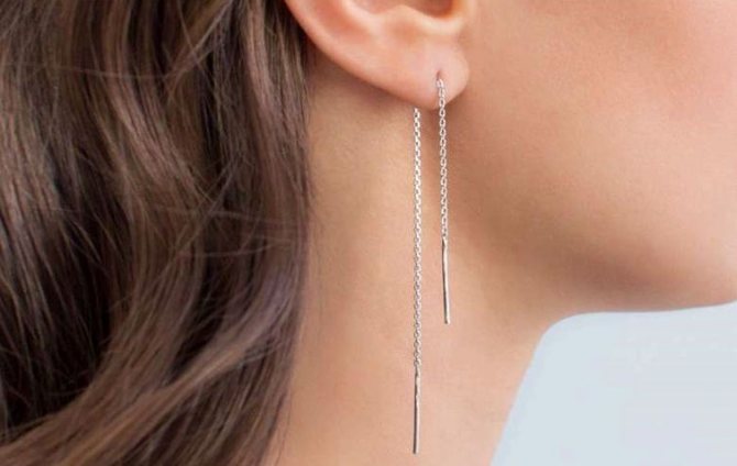 Estilos de pendientes - broche