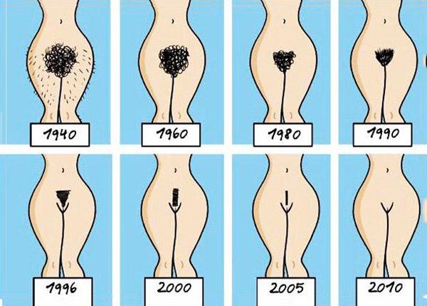 Styles of bikini haircuts for women: bikini design at home