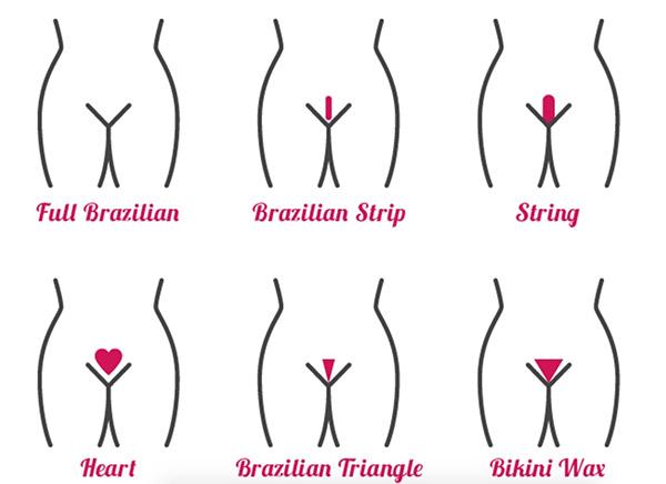 Types of female intimate haircuts: bikini design at home