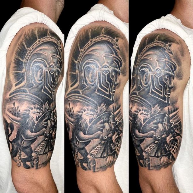 tatouage de guerrier