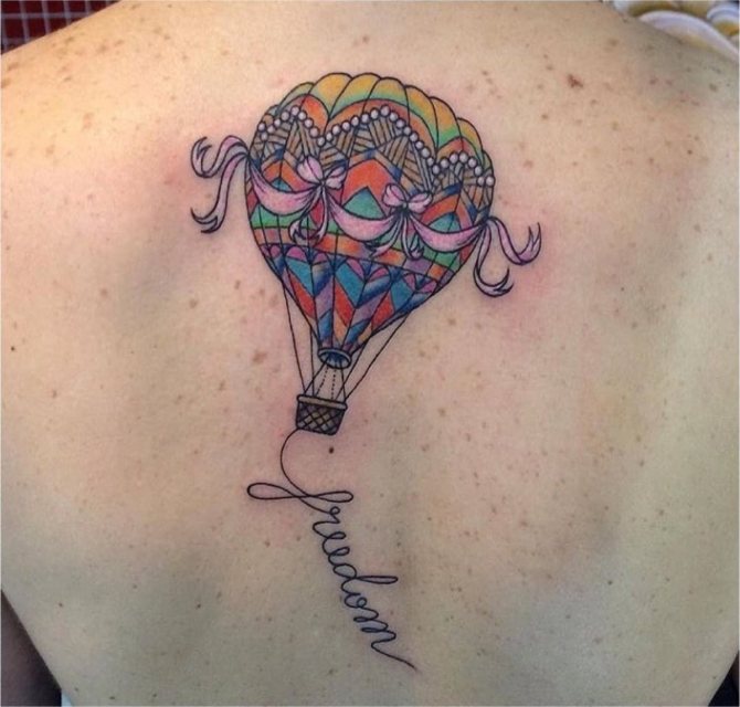 Los globos también simbolizan la libertad