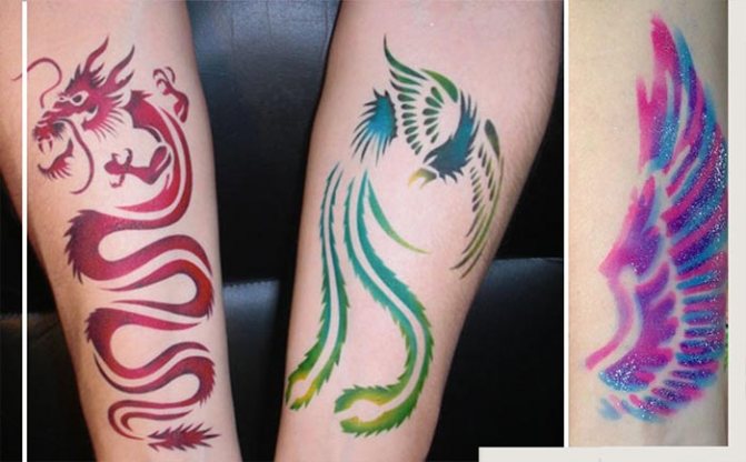 Choisir un tatouage temporaire par aérographe