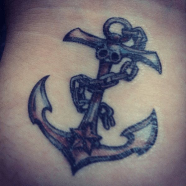 Anchor tattoo