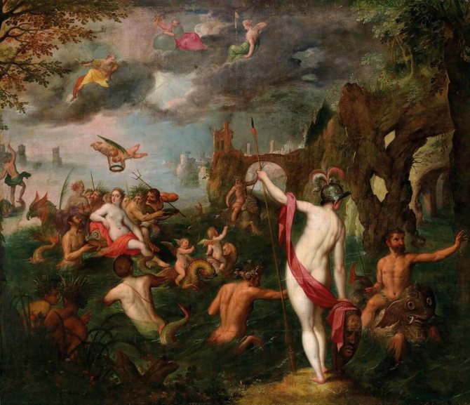Jan Breughel der Ältere - Die Hochzeit von Poseidon und Amphitrite