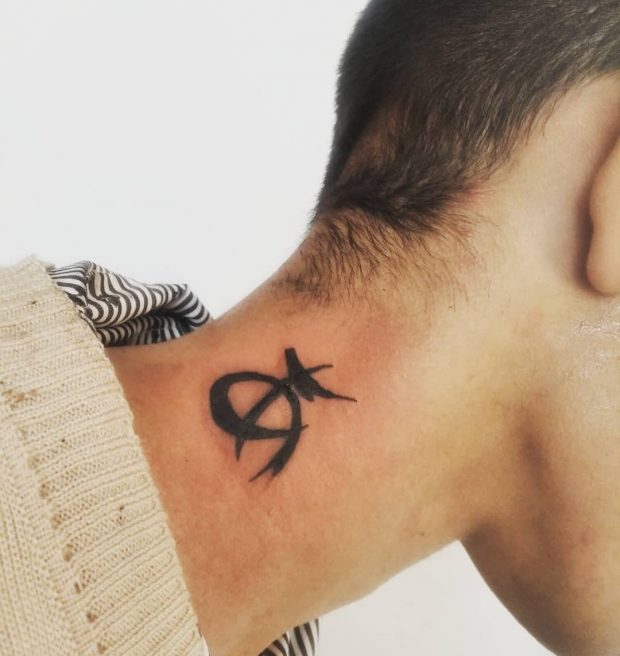 Japanilainen Hiragana tatuointi