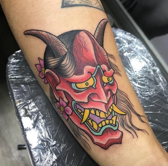 Japanese Demon Masks: Tattoos for Guys and Girls