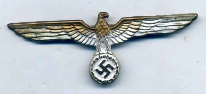 Bouton de manchette aigle de la fête