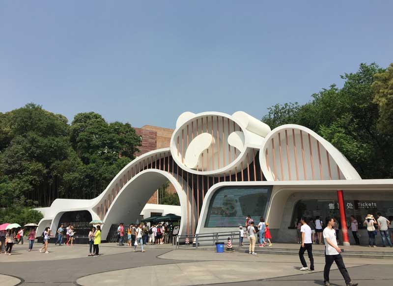 Sanctuaire de pandas en Chine