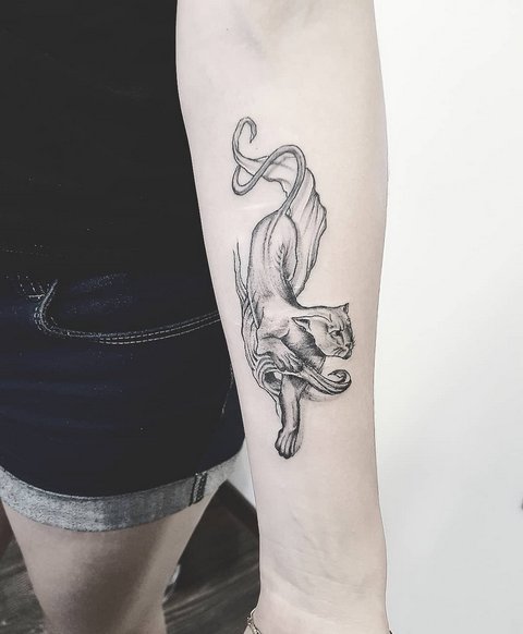 Tatuaje de animales para mujeres