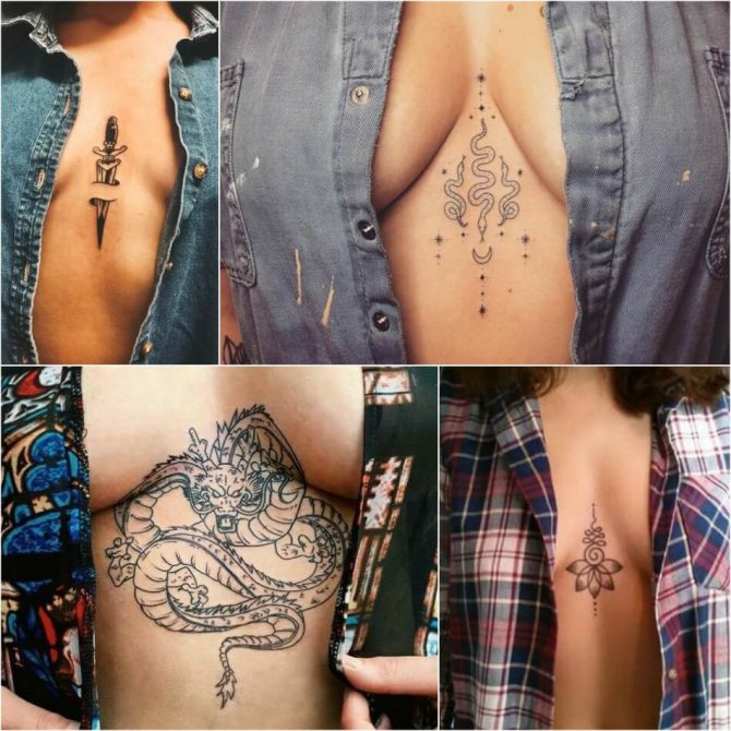 Γυναικεία τατουάζ στο στήθος - Τατουάζ στο στήθος για κορίτσια - Μικρά γυναικεία τατουάζ στο στήθος