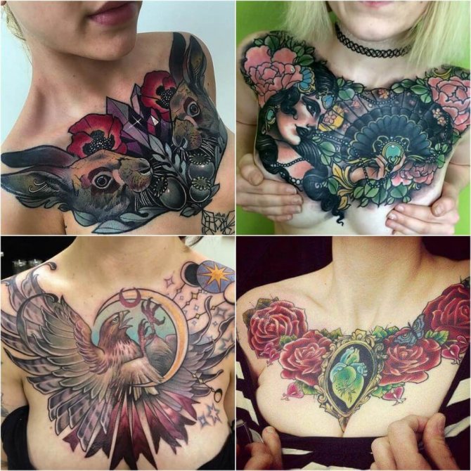 Γυναικεία τατουάζ στο στήθος - Γυναικεία τατουάζ στο στήθος για κορίτσια - Γυναικεία τατουάζ στο στήθος