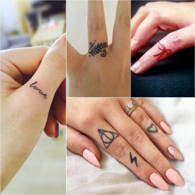 tatouages de femmes sur la main - tatouages de femmes sur le doigt - tatouages sur le doigt pour les filles