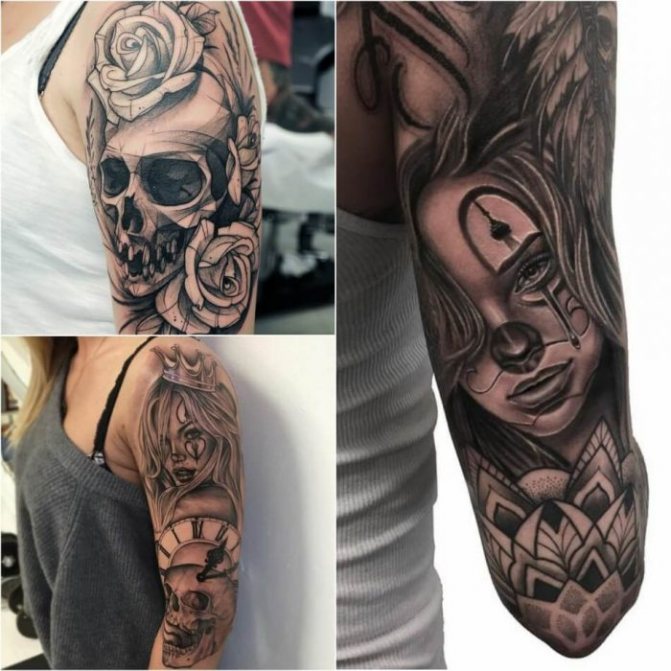 tatouages de femmes sur la main - tatouages de femmes sur l'épaule - tatouages sur l'épaule pour les filles
