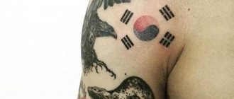 snake and eagle on the shoulder