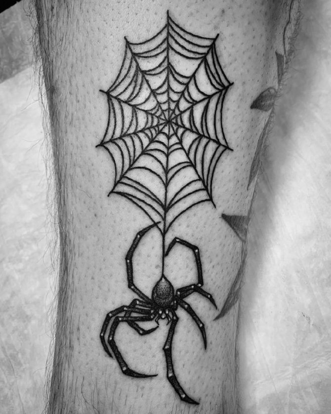 Cobweb Tattoo Meaning