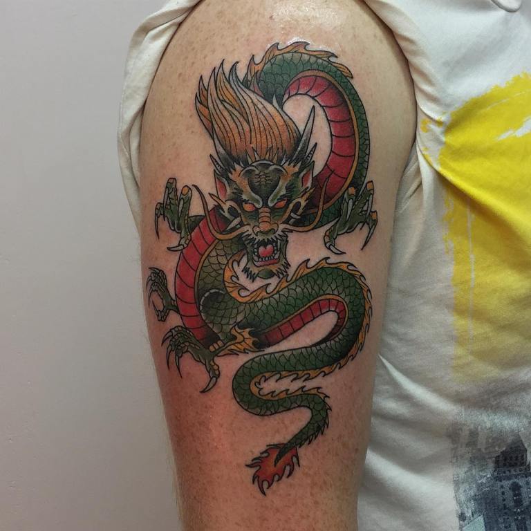 drage tatovering betydning