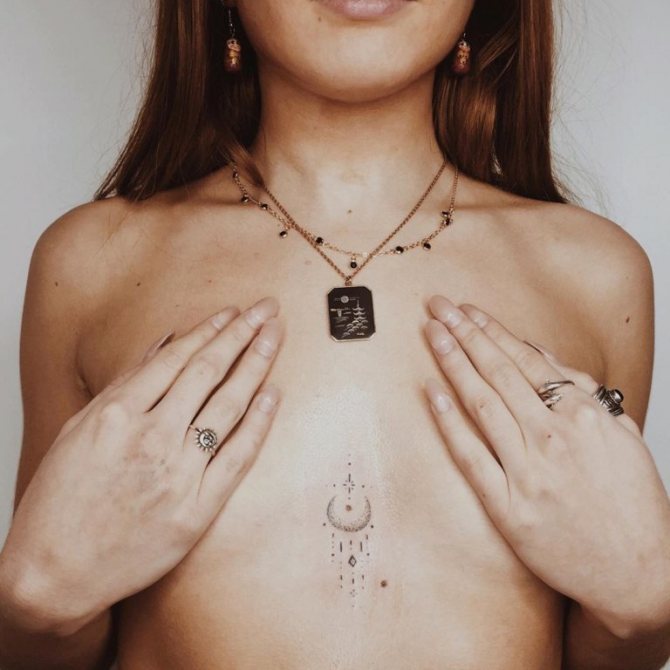 význam tetování měsíce