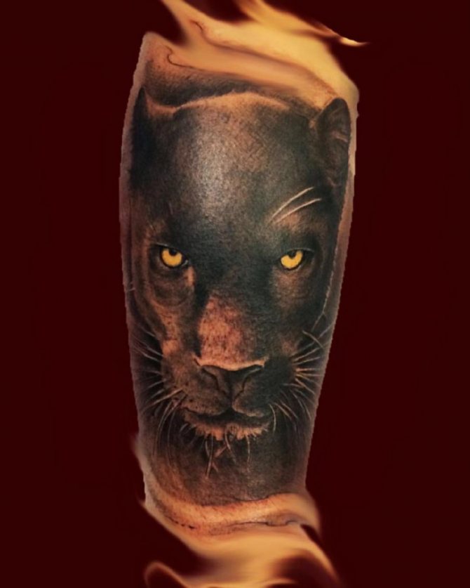 Significado del tatuaje de la pantera