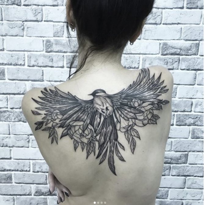 Tatouage de l'oiseau