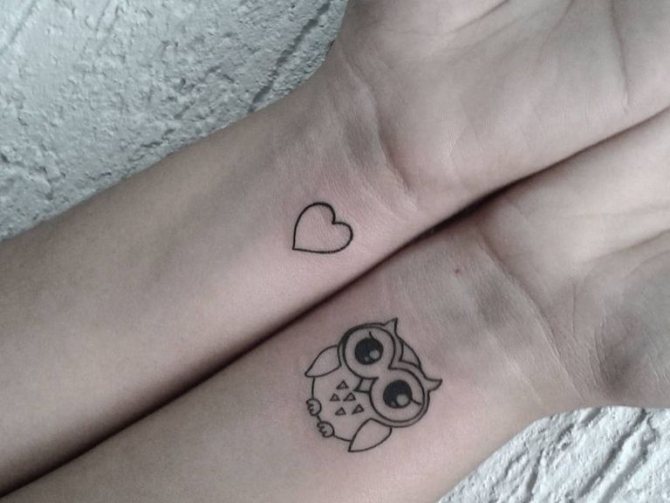 Signification du tatouage de chouette sur le cou d'un homme