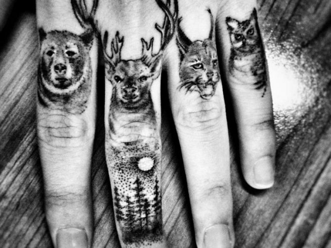 Signification du tatouage de chouette sur le cou d'un homme