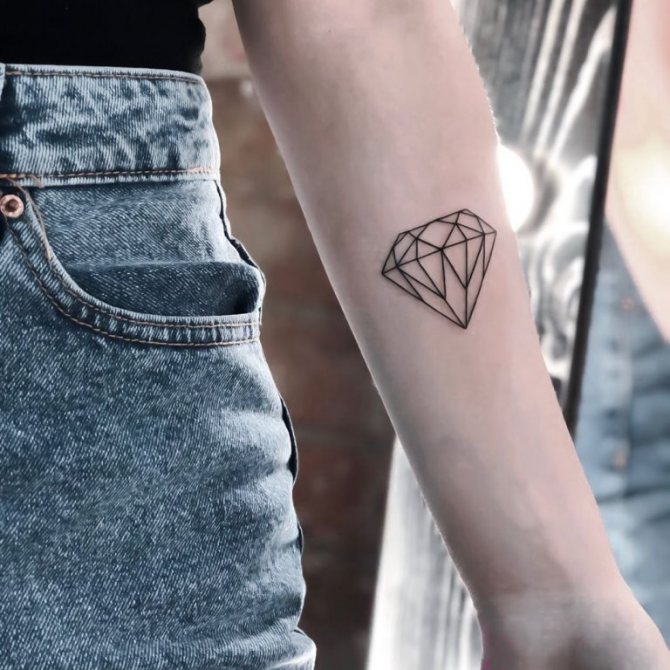 signification du tatouage de diamant