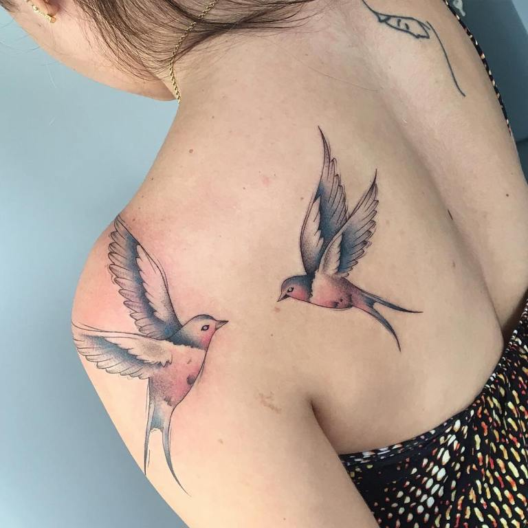 significado del tatuaje de la golondrina