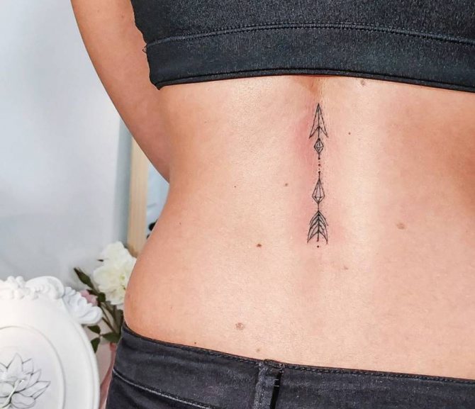 signification du tatouage de la flèche