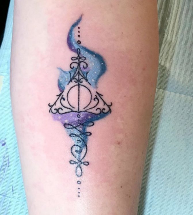 the Deathly Hallows sign