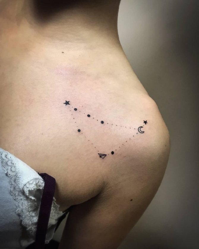 étoile du tatouage